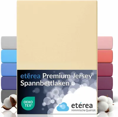 Immagine prodotto di Lenzuolo con angoli in jersey di cotone Etérea 140x200 - 160x200 cm