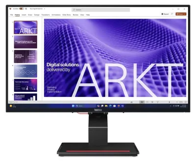 Obrázok produktu pre Lenovo ThinkVision T24D-4t, 60,5 cm (23.8"), 1920 x 1080 px, Full HD, LCD, 6 ms, Čierna