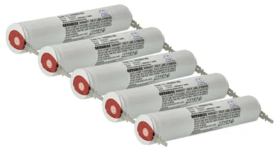 Produktbild von vhbw 5x Akku Ersatz für Type MGN0487 für Fluchtweg, Notfallbeleuchtung (2000 mAh, 3,6 V, NiCd)