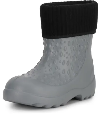 Produktbild von Ladeheid Kinder Mädchen Jungen leichte Eva Gummistiefel Regenstiefel LADW007 (Grau 2183, 24/25 EU)