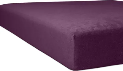 Produktbild von Kneer - Betttuch/Massageliegenbezug - *Qualität 10* Flausch-Frottee - Farbe: 27 Brombeer - Größe: 60/190 - 65/200 cm m.Hohlsaum