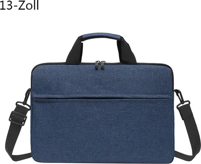 Zdjęcie produktu dla Niebieska torba na laptopa MacBook Air M1 Etui na laptopa Xiaomi Dell Asus Lekka torba na ramię Torba na ramię, 13 cali