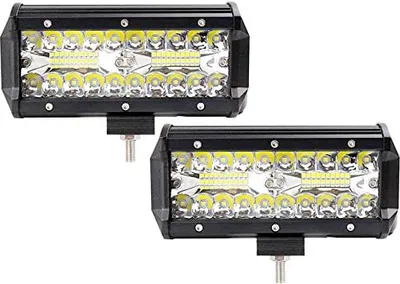 Obrázek produktu pro Greenmigo 2X 120W LED pracovní světlomety Off-Road světlomety Bar dálková světla 12V 24V lampy IP67 vodotěsné přídavné světlomety reflektory pro automobily traktory