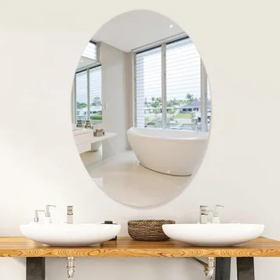 Immagine prodotto di Specchio da parete ovale, senza vetro, per decorazione