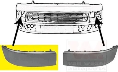 Image de VAN WEZEL Cache pare-chocs avant droit (5790586) pour VW Multivan T5