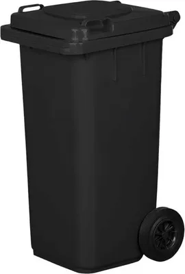 Immagine prodotto di Bidone per rifiuti 120 L Bidone grande per esterni grafite