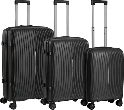 Produktbild von DANIEL RAY Travel Castlemaine Gr. S/M/L Koffer 3-SET DR01.1620 Spinner 00 black