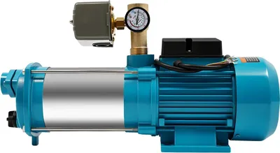 Obrázok produktu pre Odstredivé čerpadlo, vysoký prietok, odolná konštrukcia z nehrdzavejúcej ocele, 220-230 V, modré, EÚ