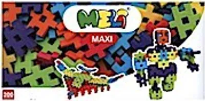 Imagen del producto de Bloques de construcción Meli Maxi, 200 piezas.