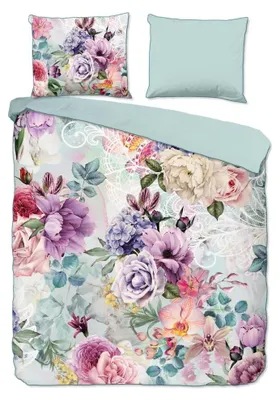 Zdjęcie produktu dla Muller Textiles 30506.99.13, Koc do nakrycia w zestawie, Poszewka na poduszkę dołączona