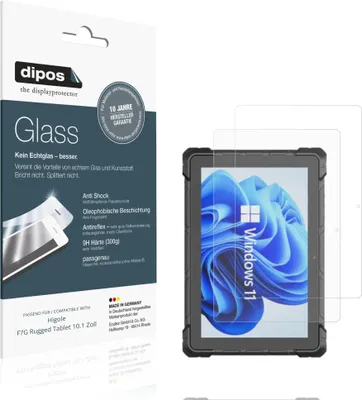 Obrázok produktu pre 2x dipos GlassAR Higole F7G Rugged Tablet 10.1 Zoll