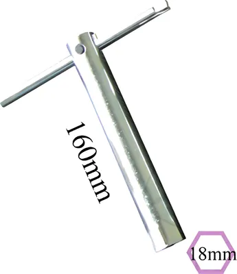 Zdjęcie produktu dla Klucz Do Świec Jmp 18 Mm, Dł. 160 Mm Z Dźwignią