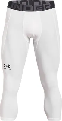 Produktbild von UNDER ARMOUR HeatGear Armour 3/4 Leggings Herren 100 - white/black M