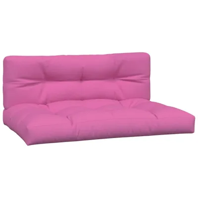 Produktbild von vidaXL Palettenkissen 2-tlg. Rosa Stoff