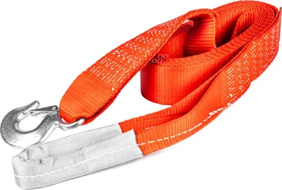 Obrázok produktu pre Ťažné lano 7000 kg 60 mm 5 m s hákom a okom AMIO-03992