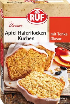 Produktbild von RUF Apfel Haferflocken Kuchen Backmischung