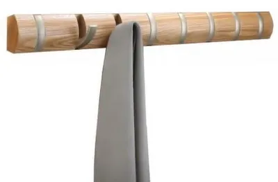 Produktbild von Umbra Flip 8 Wandhaken Naturholz Hakenleiste