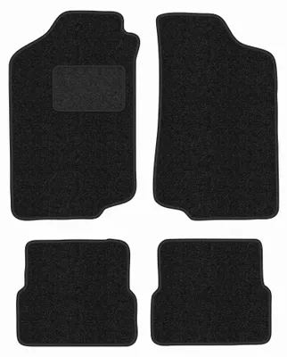 Zdjęcie produktu dla Dywaniki samochodowe welurowe LUX-ANTHRA do: Volkswagen Golf II (1983-1992, hatchback) antracytowe z wzmocnieniem kierowcy, z mocowaniami
