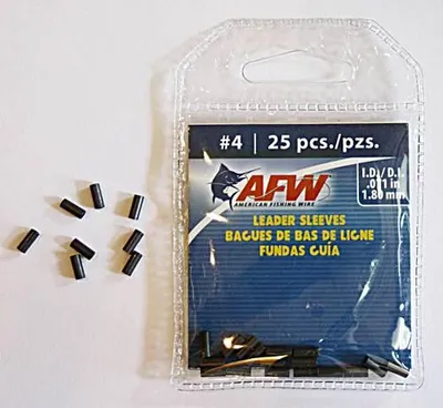 Produktbild von AFW Quetschhülsen 36Stück schwarz Gr.4