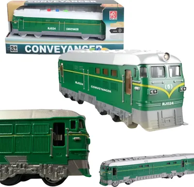 Produktbild von Eisenbahnwagen Lokomotive Licht Sound Effekte Eisenbahn Set