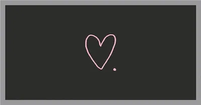 Produktbild von MD-ENTREE Fußmatte Vision love dot 40x80cm