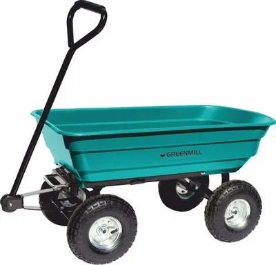 Produktbild von Kippbarer Gartenwagen mit 4 Rädern, 120 kg
