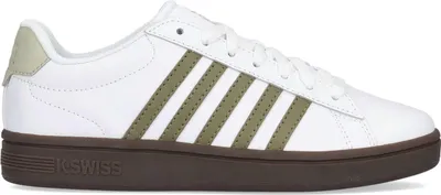 Produktbild von K-Swiss Court Tiebreak II White/Burnt Olive/Cola Gum/Alfalfa Größe EU 41,5