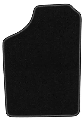 Image de Tapis conducteur en moquette noir pour Volkswagen Polo II 1981-1992