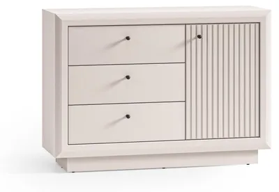 Obrázek produktu pro FURNLUX Komoda Solo, barva béžová, rozměry: 120 x 85 x 40 cm