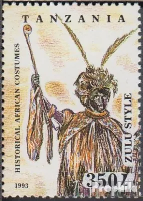 Produktbild von Briefmarken Tansania 1993 Mi 1692 (kompl.Ausg.) postfrisch Trachten