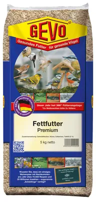 Artikelbild 1 von 'Fettfutter Premium (5 kg)' aus der Kategorie Gartenvogelfutter