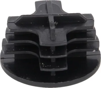 Produktbild von Verschlusskappe Abschlussstopfen schwarz für 28 mm Rohre