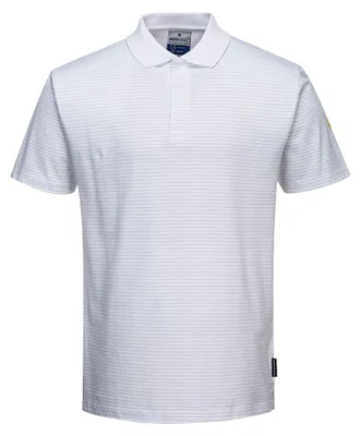 Obrázek produktu pro Antistatická polokošile ESD - bílá 4XL