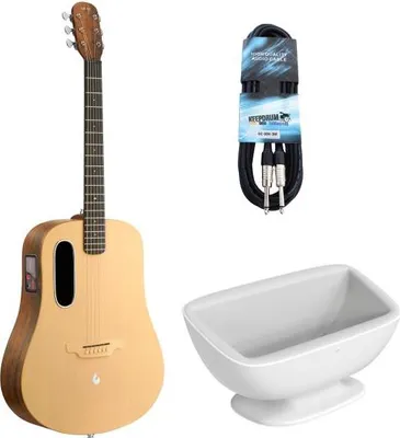 Produktbild von Lava Music Gitarre ME4 Spruce 41 mit Ladestation und Kabel