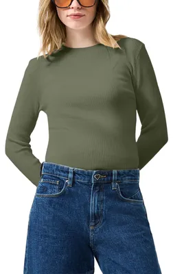 Produktbild von s.Oliver 2175154.7927.S, Pullover, Erwachsener, Weiblich, Grün, S, Slim fit