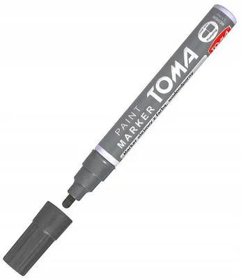Zdjęcie produktu dla Toma TO-440 Marker olejowy szary – trwałe oznaczenia