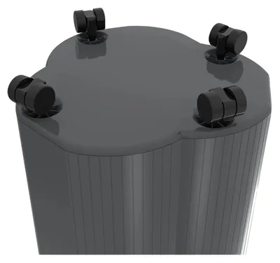 Productafbeelding van Exacompta Roulettes EcoBlack, zwart, artikelnummer 44714D