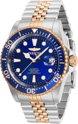 Obrázok produktu pre Invicta Pro Diver 30098 Pánske Hodinky - Automatický Mechanizmus - Nerezová Oceľ s Modrým Ciferníkom - 42 mm
