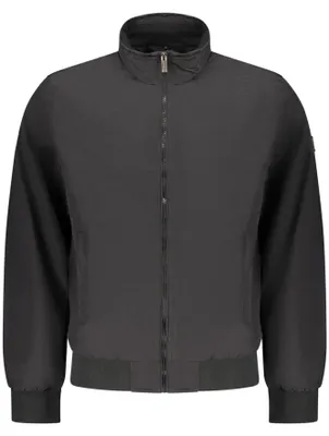 Image de Blouson noir élégant pour hommes, avec des applications et des poches pratiques