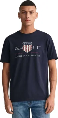 Image de Gant T-shirt 2003199433 in Blue color size medium