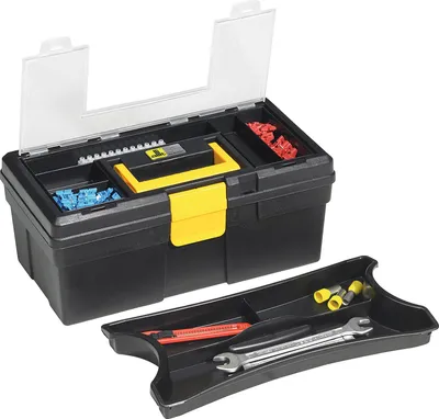 Produktbild von allit Werkzeugkoffer McPlus Promo 12.5 PP schwarz / gelb unbestückt