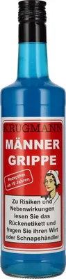 Produktbild von Krugmann MÄNNERGRIPPE Ice-Mint-Likör 15% Vol. 0,7l