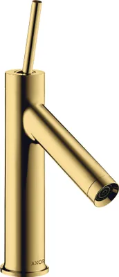 Produktbild von Einhebel-Waschtischmischer AXOR STARCK 90 DN 15 ohne Zugstange polished gold optic polished gold optic