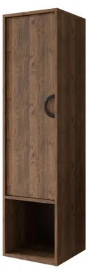 Produktbild von MIRJAN24 Badezimmerschrank 14, Badmöbel Hochschrank, Badezimmer (Farbe: Nuss Warmia), KI-generiertes Bild