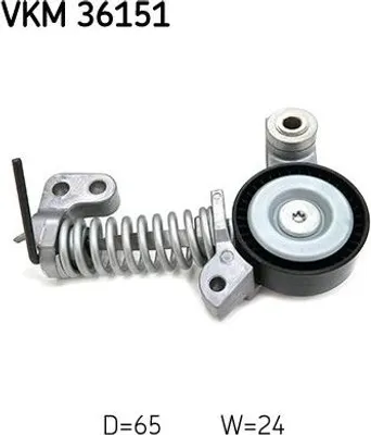 Produktbild von SKF VKM 36151 Spannrolle Keilrippenriemen für VOLVO XC60 (156) V70 III (135) V60 (155, 157) XC40 (536) XC60 II (246)