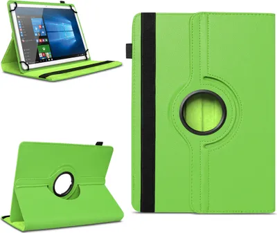 Produktbild von Tablet Tasche für Samsung Galaxy Tab A8 Hülle Schutzhülle Schutz Cover DrehbarFarben:Grün