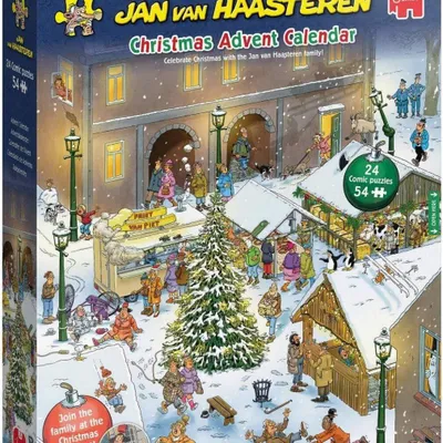 Obrázek produktu pro Jan van Haasteren 1110100882, 54 kusů, Vánoce, 15 rok/roky