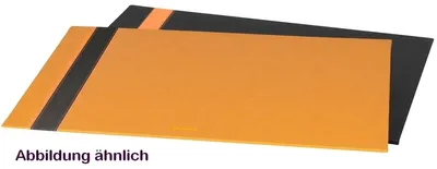 Produktbild von Schreibunterlage 60x40cm schwarz Packung mit 10 Stück