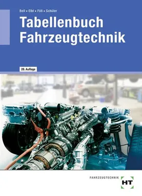 Produktbild von Tabellenbuch Fahrzeugtechnik