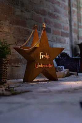 Produktbild von Stern "Frohe Weihnachten", groß